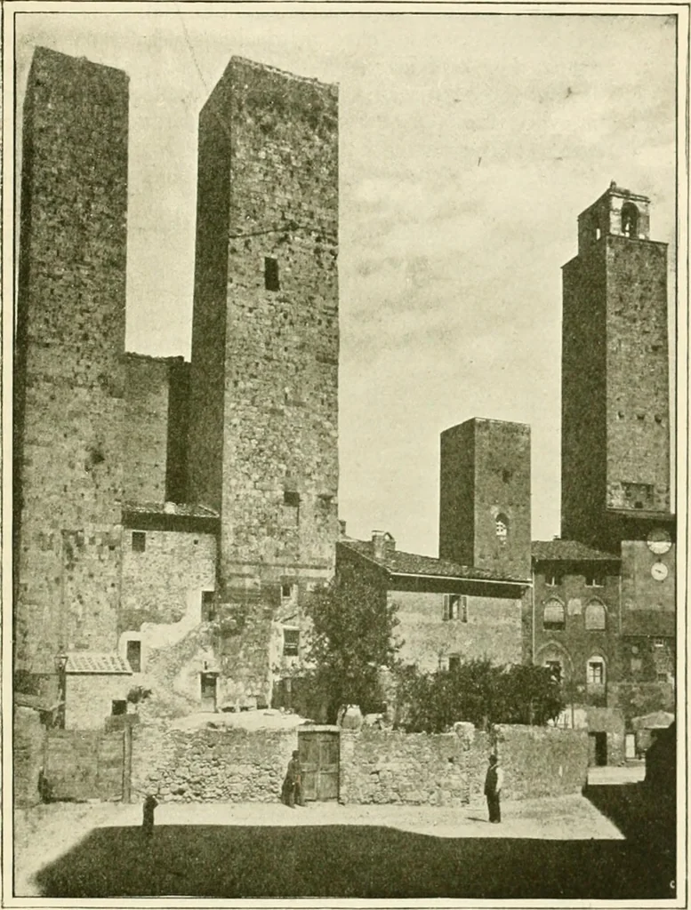 An illustration from The story of Siena and San Gimignano, 1902, leaf 392
