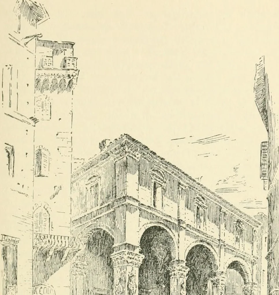 An illustration from The story of Siena and San Gimignano, 1902, leaf 58