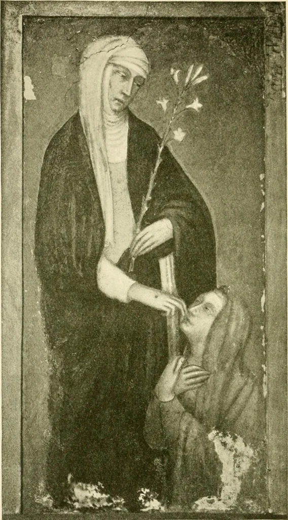 An illustration from The story of Siena and San Gimignano, 1902, leaf 71