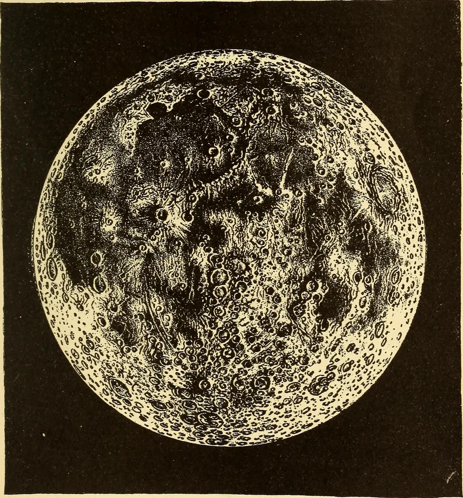 An illustration from The story of the sun, moon, and stars, 1898, leaf 164
