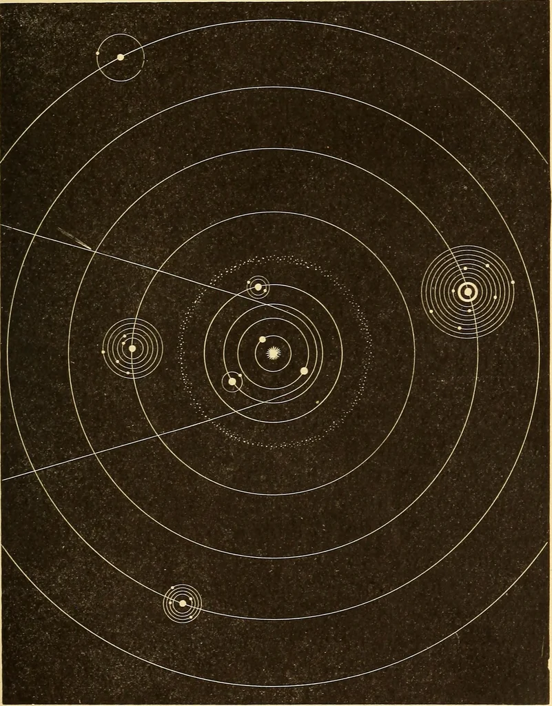 An illustration from The story of the sun, moon, and stars, 1898, leaf 20
