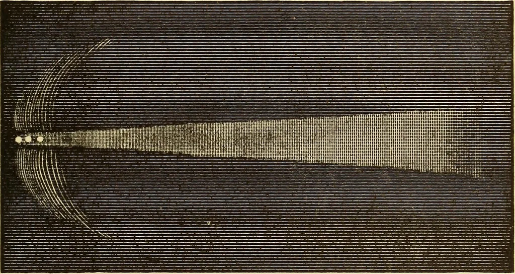 An illustration from The story of the sun, moon, and stars, 1898, leaf 260