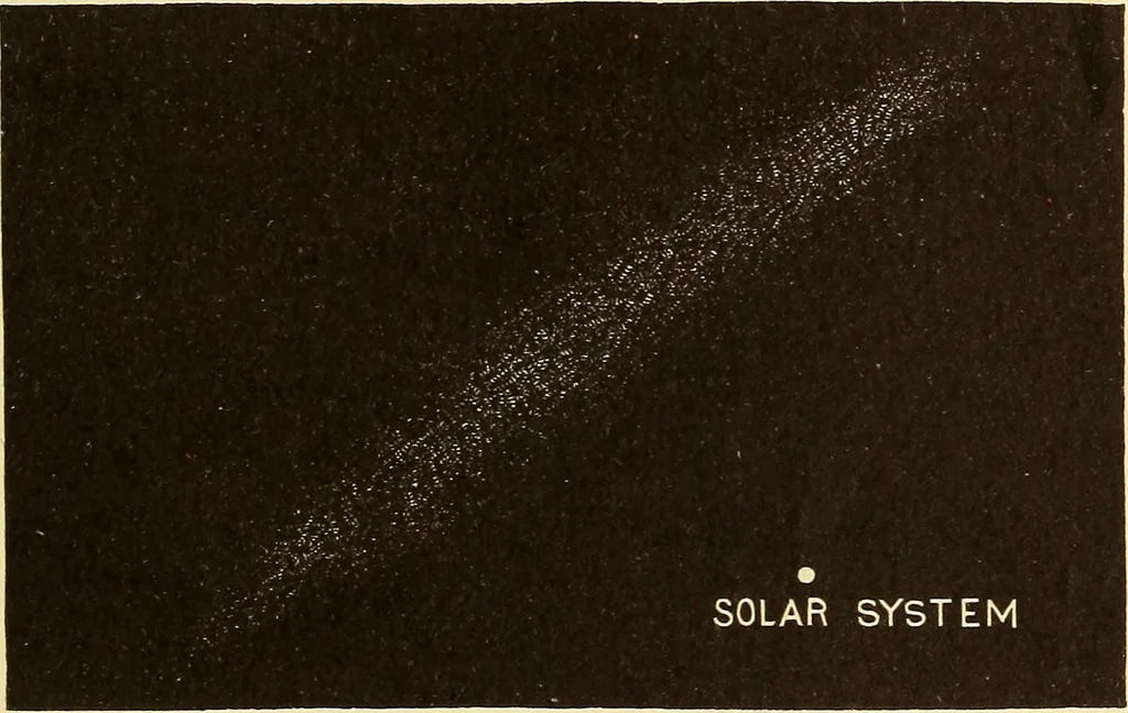 An illustration from The story of the sun, moon, and stars, 1898, leaf 312