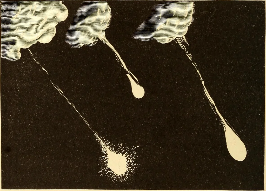 An illustration from The story of the sun, moon, and stars, 1898, leaf 89