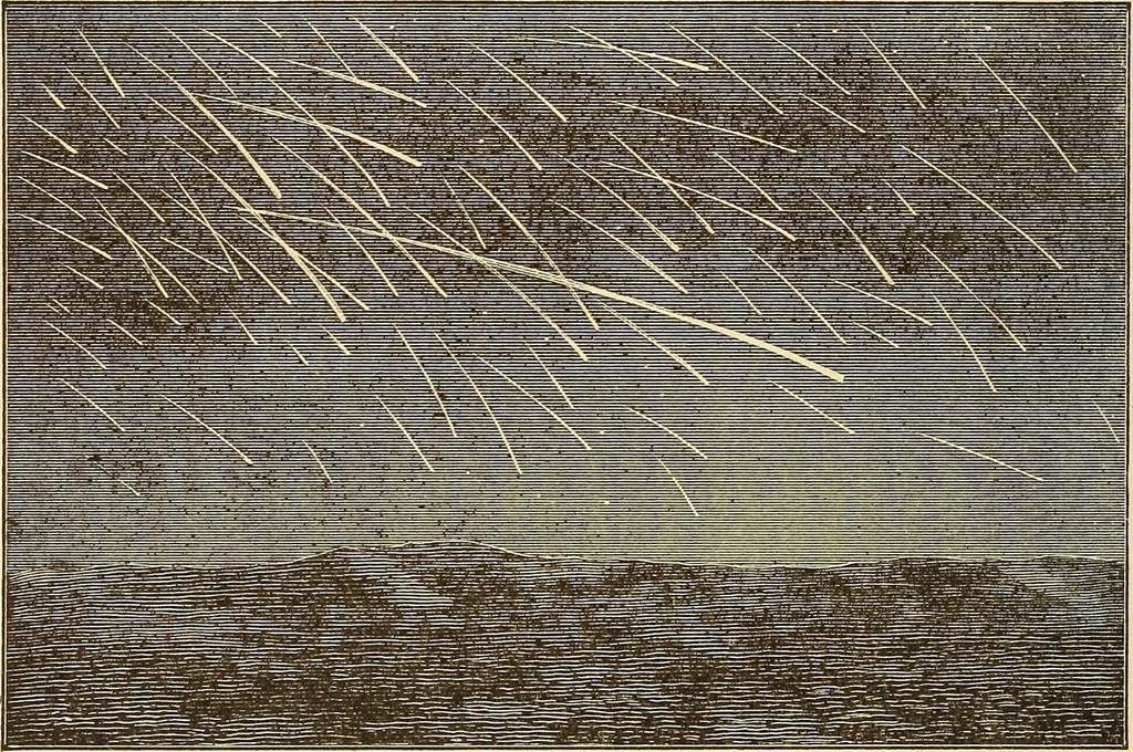 An illustration from The story of the sun, moon, and stars, 1898, leaf 95