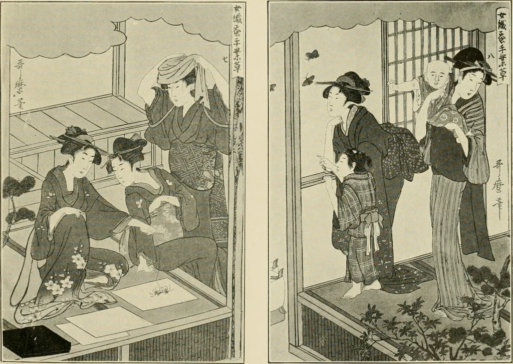 An illustration from The story of textiles, 1916, leaf 36