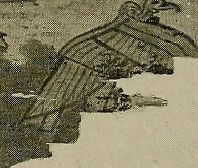 An illustration from The story of textiles; a bird's-eye view of the history of the beginning and the growth of the industry by which mankind is clothed, 1912, leaf 44