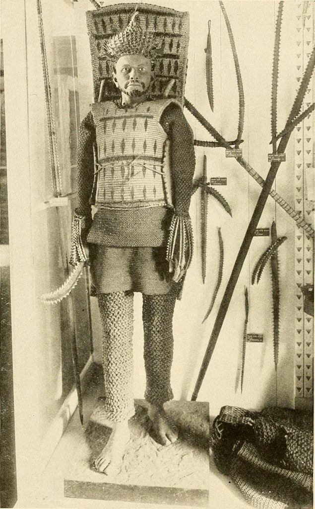 An illustration from The story of textiles; a bird's-eye view of the history of the beginning and the growth of the industry by which mankind is clothed, 1912, leaf 23