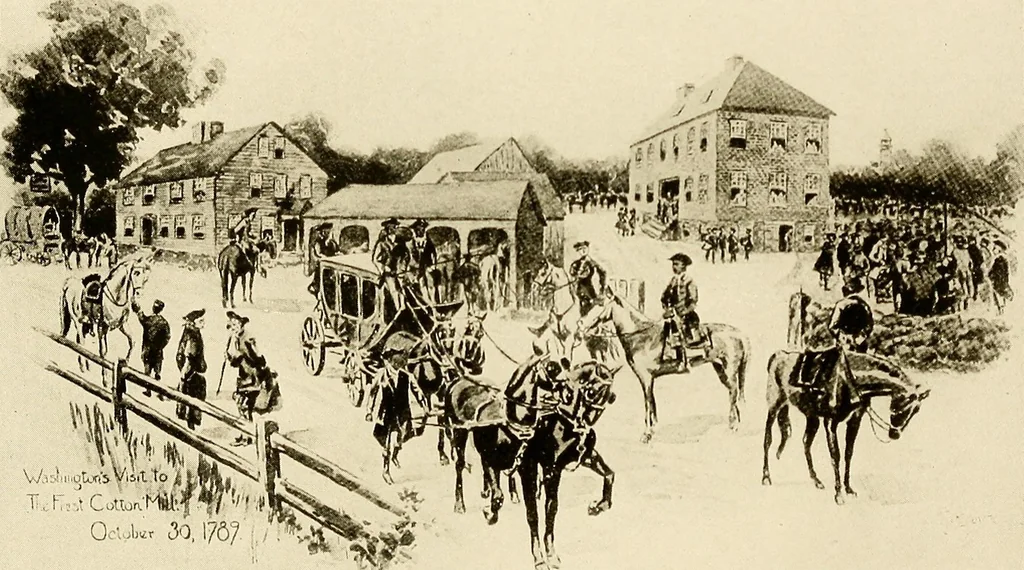 An illustration from The story of textiles; a bird's-eye view of the history of the beginning and the growth of the industry by which mankind is clothed, 1912, leaf 266