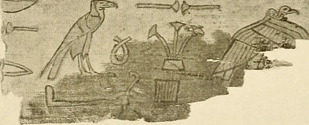 An illustration from The story of textiles; a bird's-eye view of the history of the beginning and the growth of the industry by which mankind is clothed, 1912, leaf 46