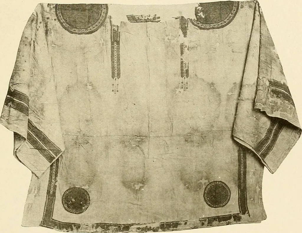 An illustration from The story of textiles; a bird's-eye view of the history of the beginning and the growth of the industry by which mankind is clothed, 1912, leaf 52