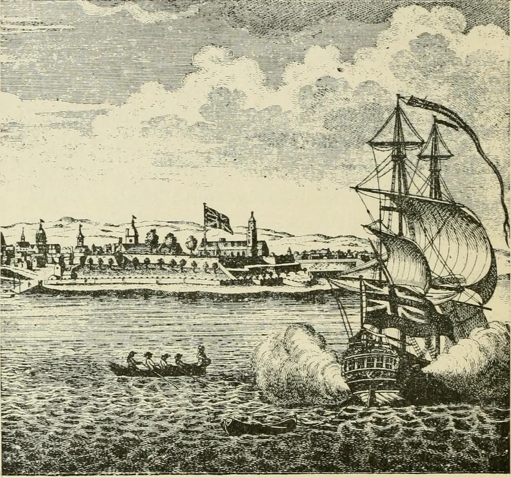 An illustration from The story of the Union Jack; how it grew and what it is, particularly in its connection with the history of Canada, 1897, leaf 143