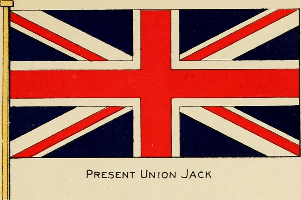 An illustration from The story of the Union Jack; how it grew and what it is, particularly in its connection with the history of Canada, 1897, leaf 176