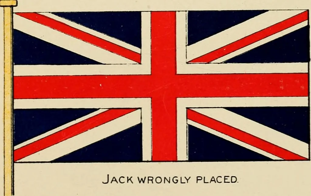 An illustration from The story of the Union Jack; how it grew and what it is, particularly in its connection with the history of Canada, 1897, leaf 176