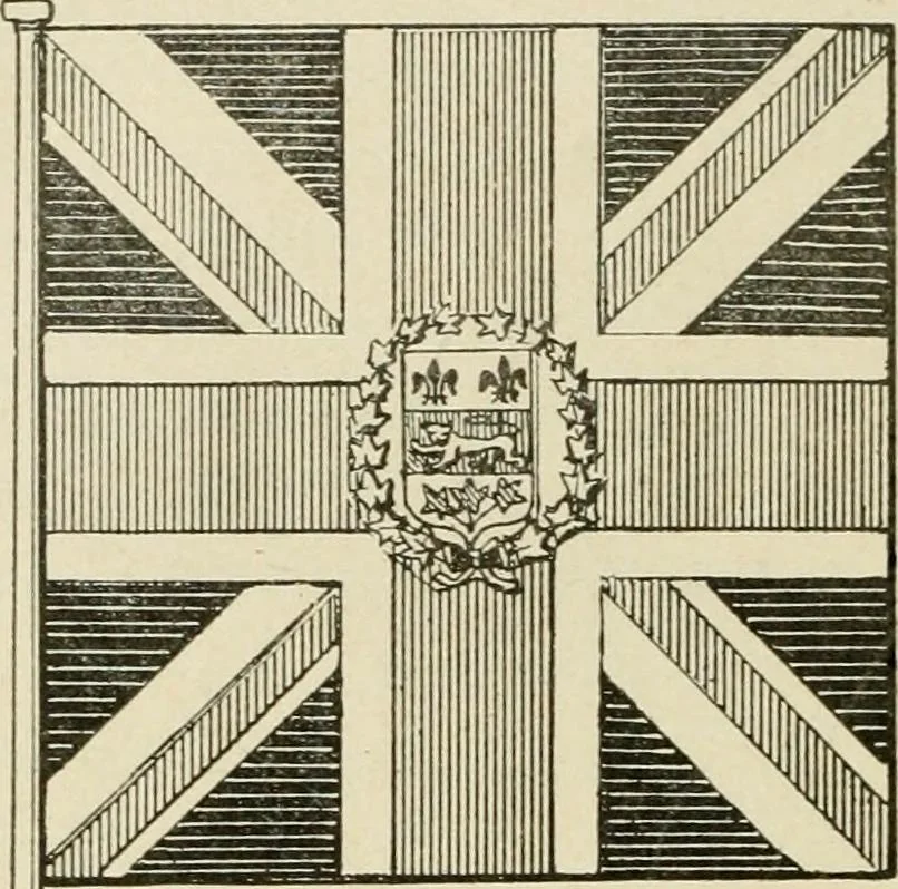An illustration from The story of the Union Jack; how it grew and what it is, particularly in its connection with the history of Canada, 1897, leaf 231