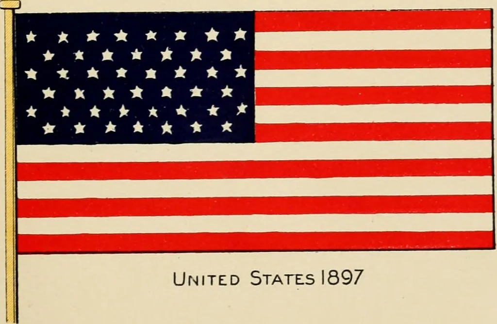 An illustration from The story of the Union Jack; how it grew and what it is, particularly in its connection with the history of Canada, 1897, leaf 38