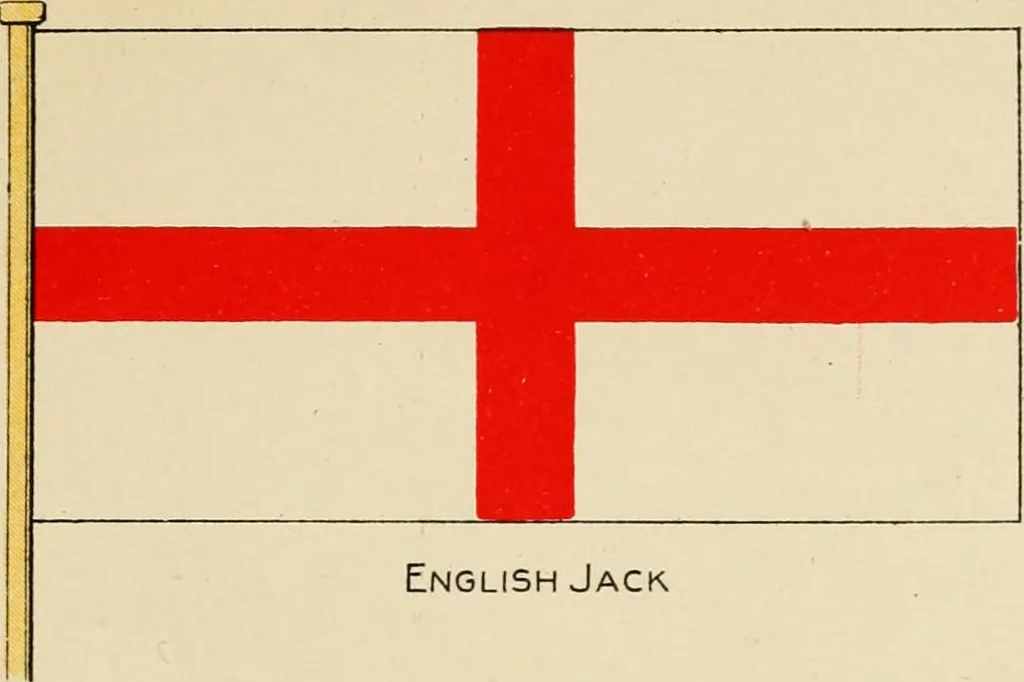 An illustration from The story of the Union Jack; how it grew and what it is, particularly in its connection with the history of Canada, 1897, leaf 74