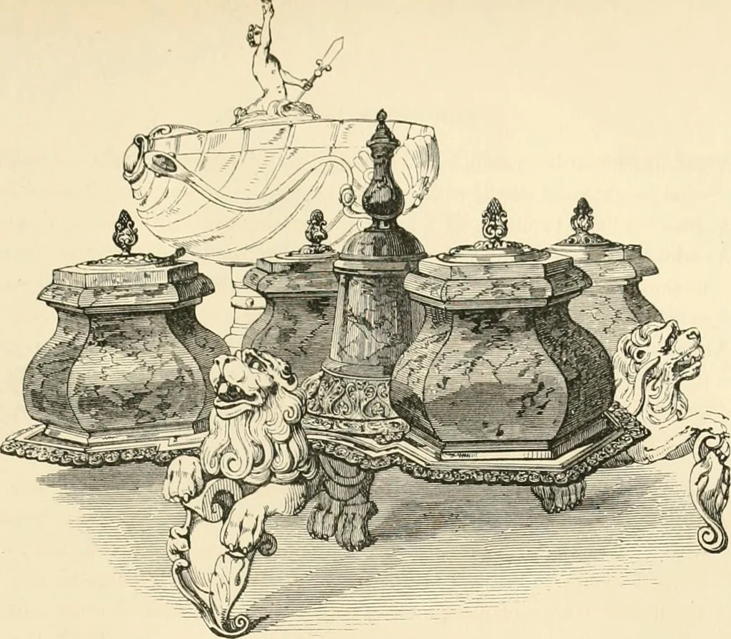 An illustration from The Stowe catalogue, priced and annotated:, 1848, leaf 166