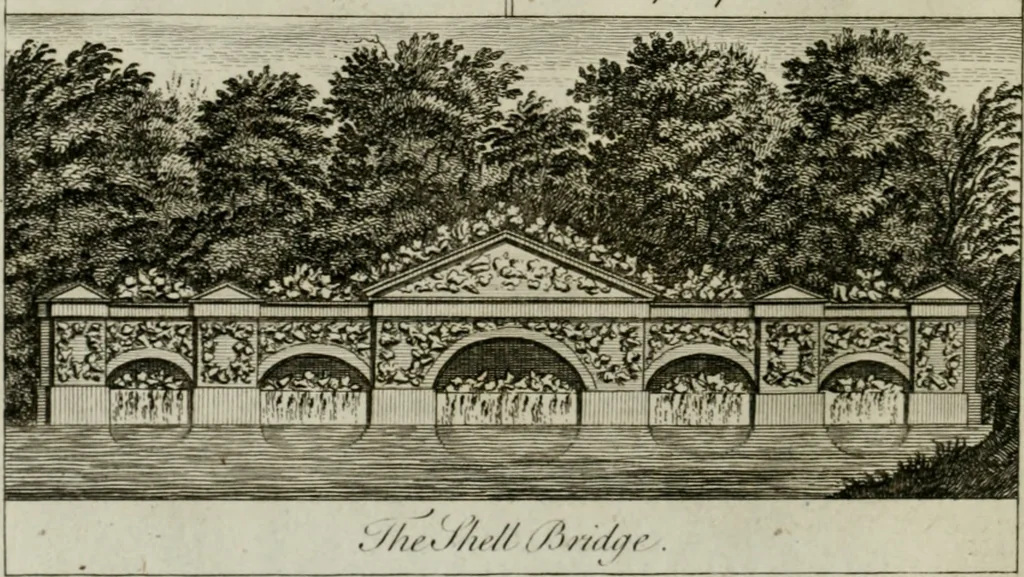 An illustration from Stowe : a description of the house and gardens of the most noble and puissant prince, George Grenville Nugent Temple, Marquis of Buckingham, Earl Temple, Viscount and Baron Cobham .., 1788, leaf 31