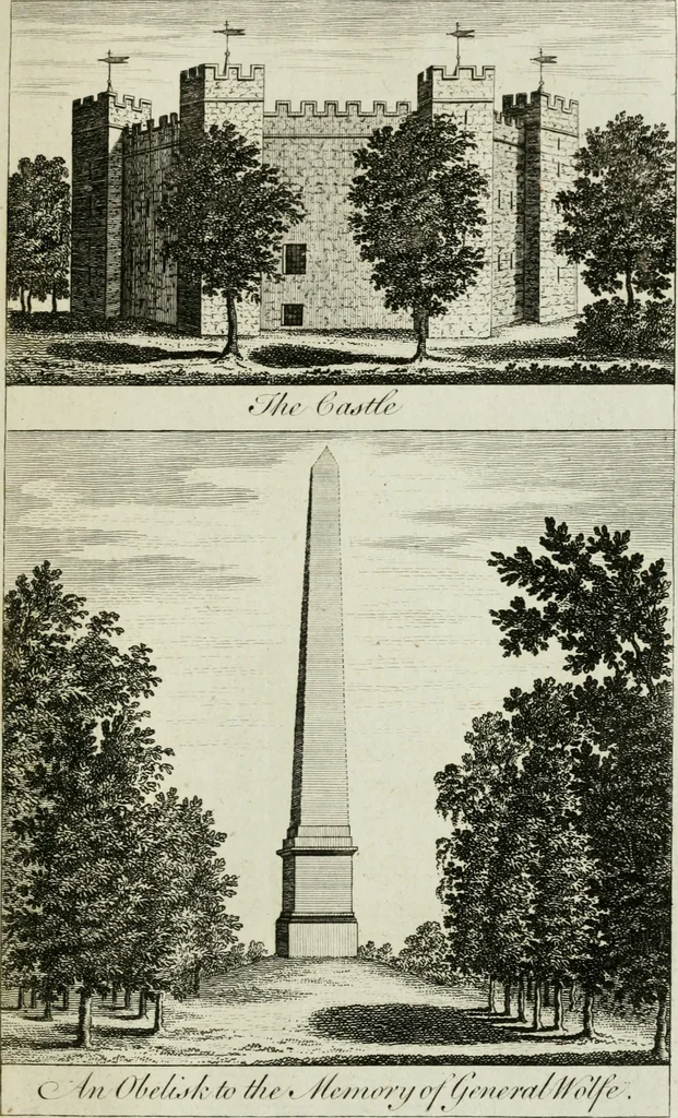 An illustration from Stowe : a description of the house and gardens of the most noble and puissant prince, George Grenville Nugent Temple, Marquis of Buckingham, Earl Temple, Viscount and Baron Cobham .., 1788, leaf 50