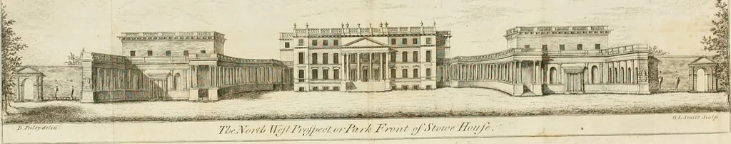 An illustration from Stowe : a description of the house and gardens of the most noble and puissant prince, George Grenville Nugent Temple, Marquis of Buckingham, Earl Temple, Viscount and Baron Cobham .., 1788, leaf 66