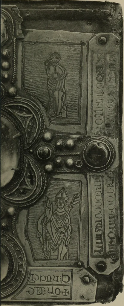 An illustration from The Stowe missal, ms. D II 3 in the library of the Royal Irish Academy, Dublin, 1906, leaf 66