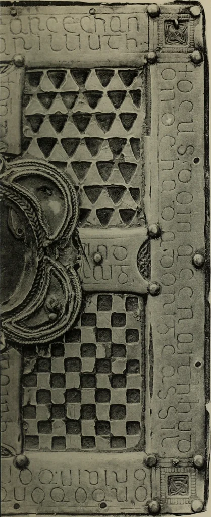 An illustration from The Stowe missal, ms. D II 3 in the library of the Royal Irish Academy, Dublin, 1906, leaf 70