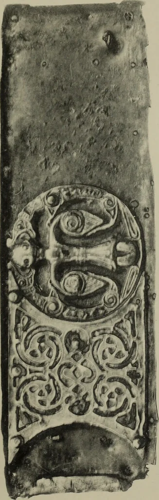 An illustration from The Stowe missal, ms. D II 3 in the library of the Royal Irish Academy, Dublin, 1906, leaf 72