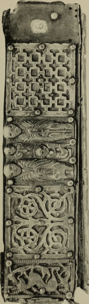 An illustration from The Stowe missal, ms. D II 3 in the library of the Royal Irish Academy, Dublin, 1906, leaf 78