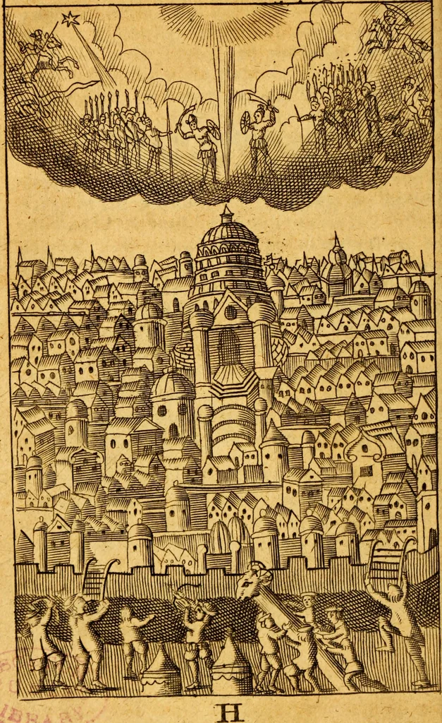 An illustration from The strange and prodigious religions, customs, and manners of sundry nations ..., 1688, leaf 159