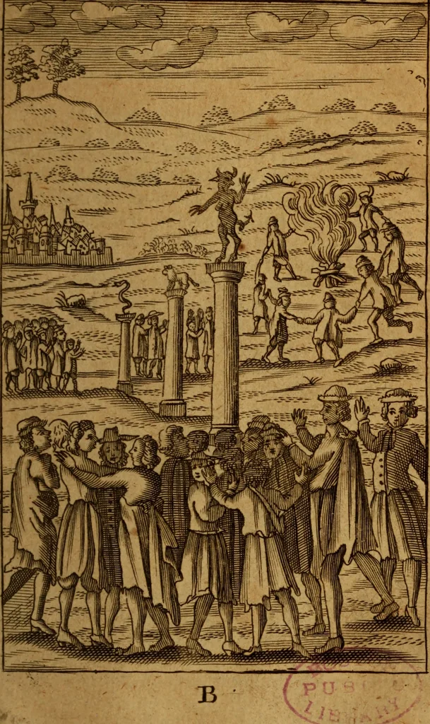 An illustration from The strange and prodigious religions, customs, and manners of sundry nations ..., 1688, leaf 32