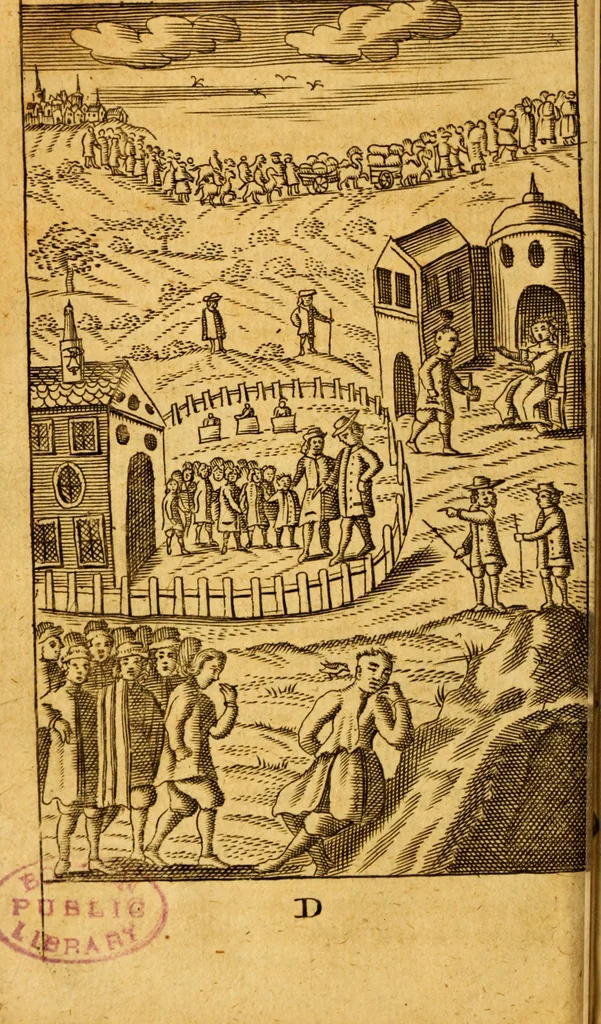 An illustration from The strange and prodigious religions, customs, and manners of sundry nations ..., 1688, leaf 59