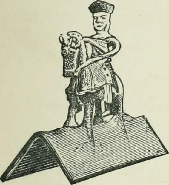 An illustration from Strange survivals : some chapters in the history of man, 1892, leaf 66