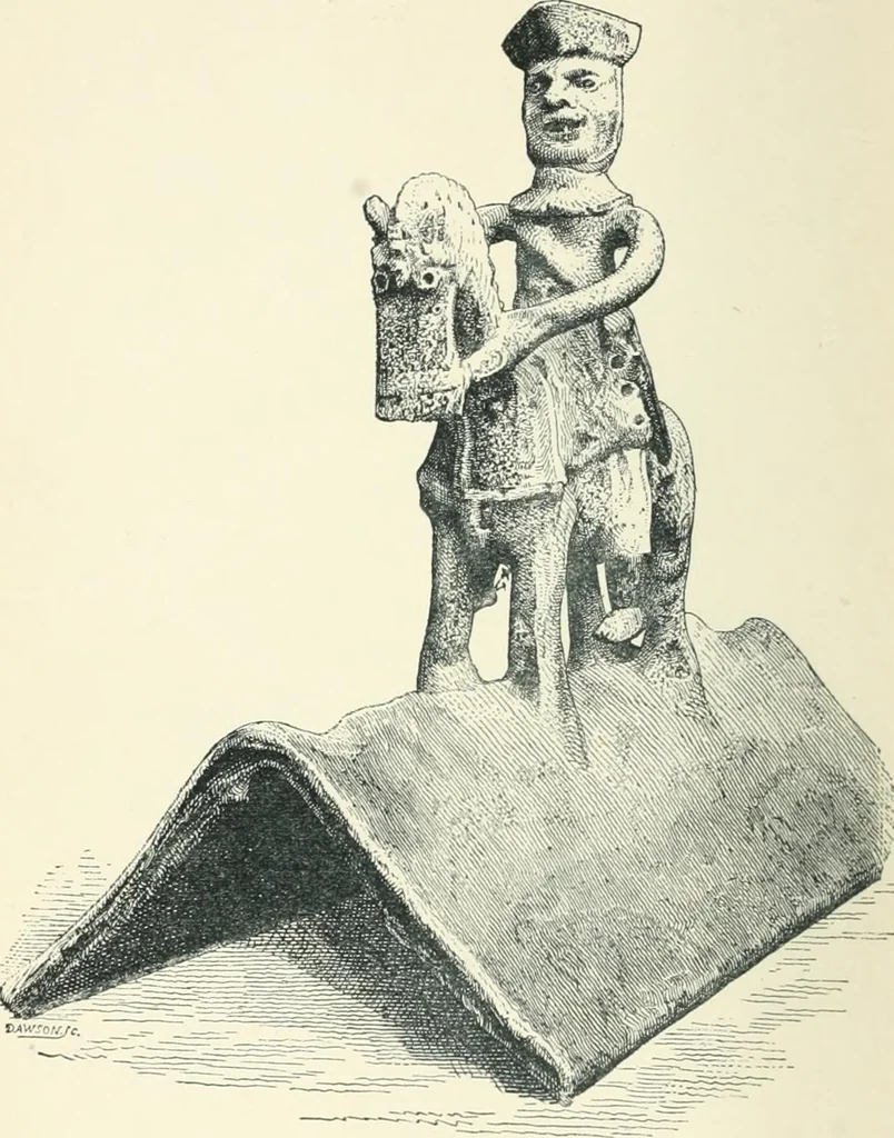 An illustration from Strange survivals : some chapters in the history of man, 1892, leaf 7