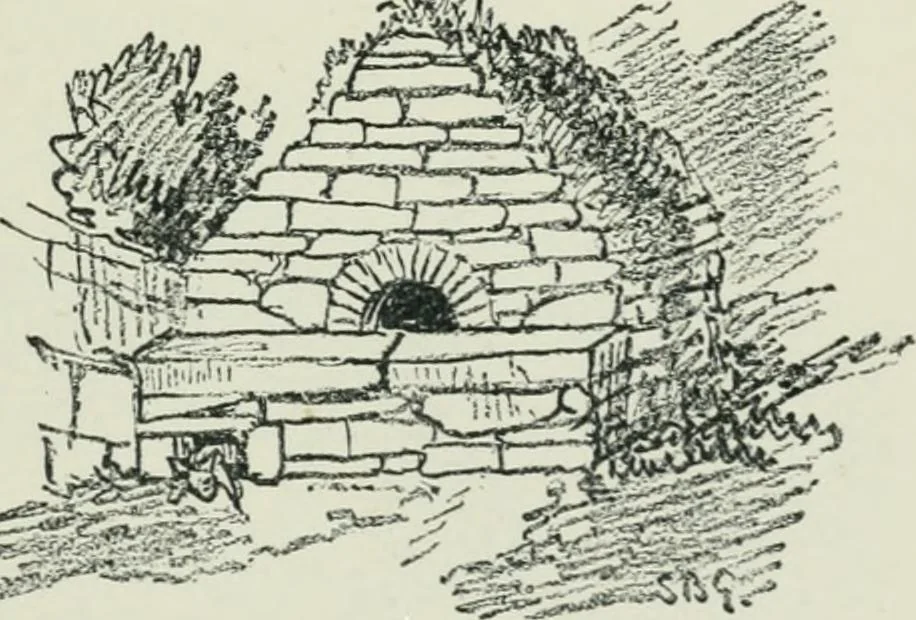 An illustration from Strange survivals : some chapters in the history of man, 1892, leaf 92