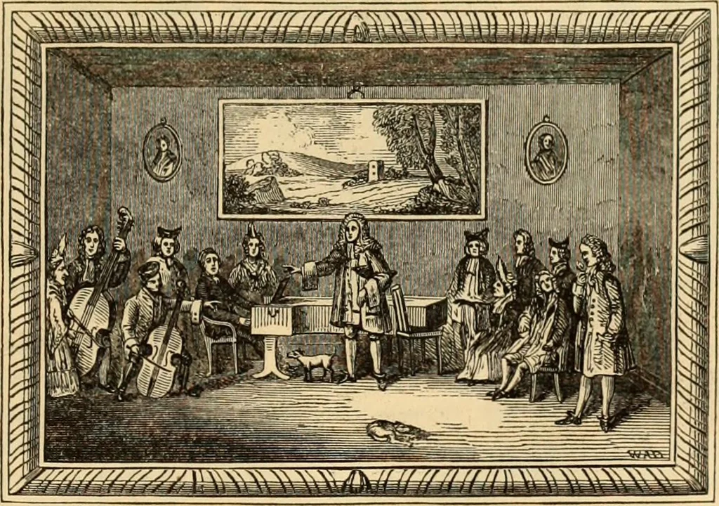 An illustration from Strawberry Hill, the renowned seat of Horace Walpole : Mr. George Robins is honoured by having been selected by the Earl of Waldegrave, to sell by public competition, the valuable contents of Strawberry Hill, : and it may fearlessly be proclaimed as the most distinguished gem that has ever adorned the annals of auctions. It is definitely fixed for Monday, the 25th day of April, 1842, and twenty-three following days .., 1842, leaf 24