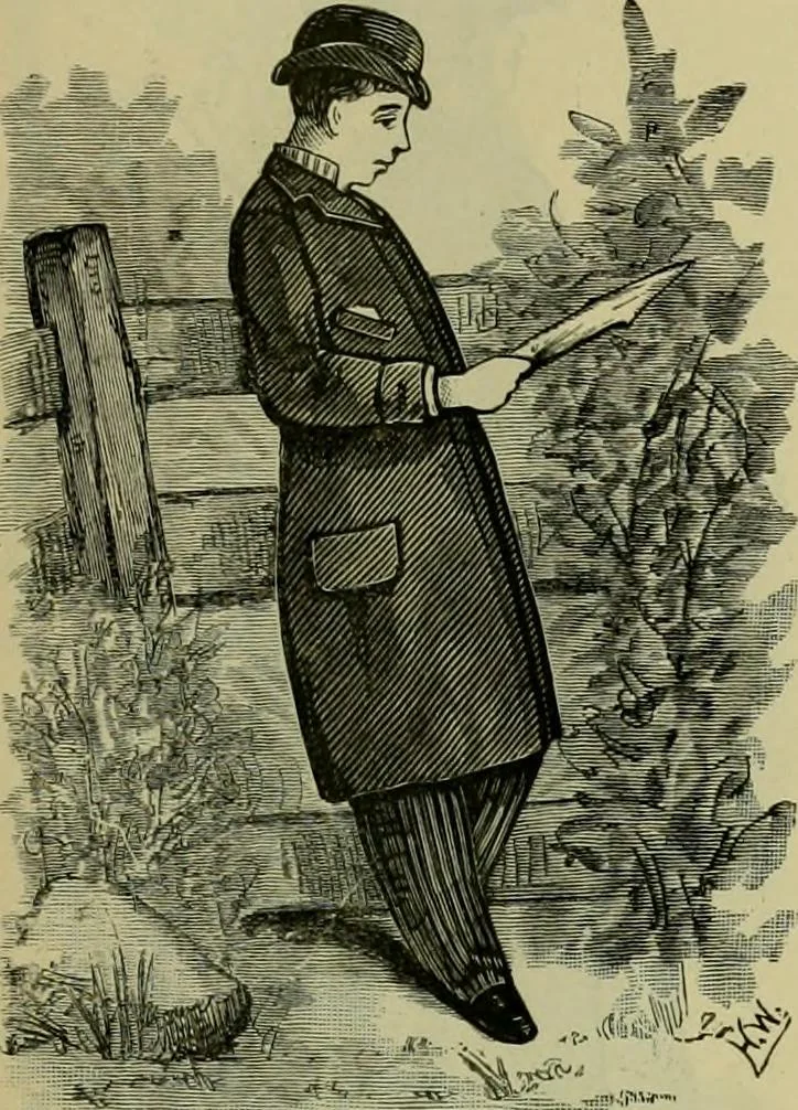 An illustration from Strawbridge & Clothier's quarterly, 1882, leaf 100