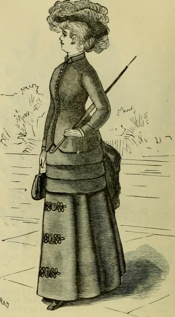An illustration from Strawbridge & Clothier's quarterly, 1882, leaf 101