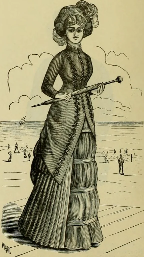 An illustration from Strawbridge & Clothier's quarterly, 1882, leaf 101