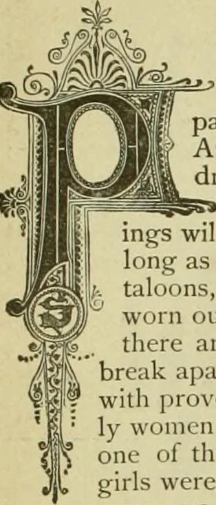 An illustration from Strawbridge & Clothier's quarterly, 1882, leaf 127