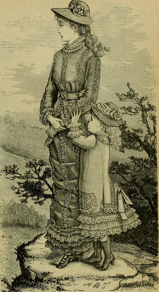 An illustration from Strawbridge & Clothier's quarterly, 1882, leaf 146