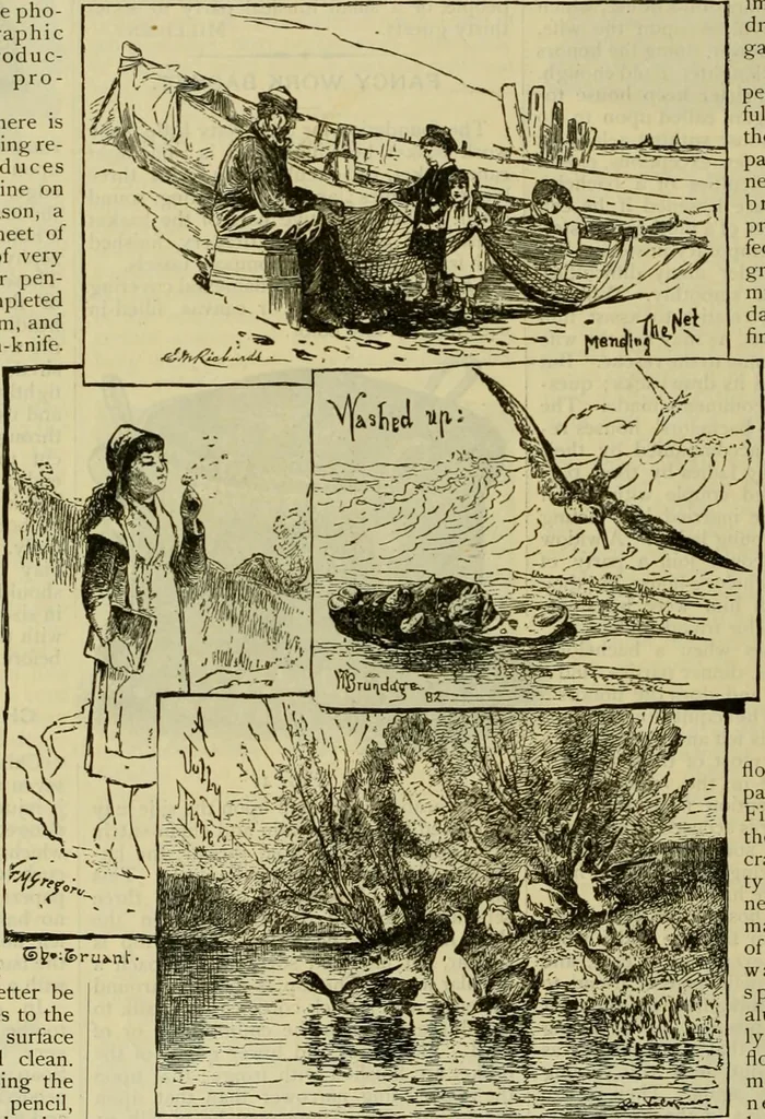 An illustration from Strawbridge & Clothier's quarterly, 1882, leaf 211