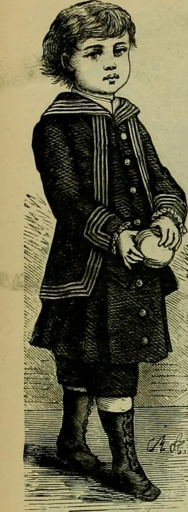 An illustration from Strawbridge & Clothier's quarterly, 1882, leaf 214
