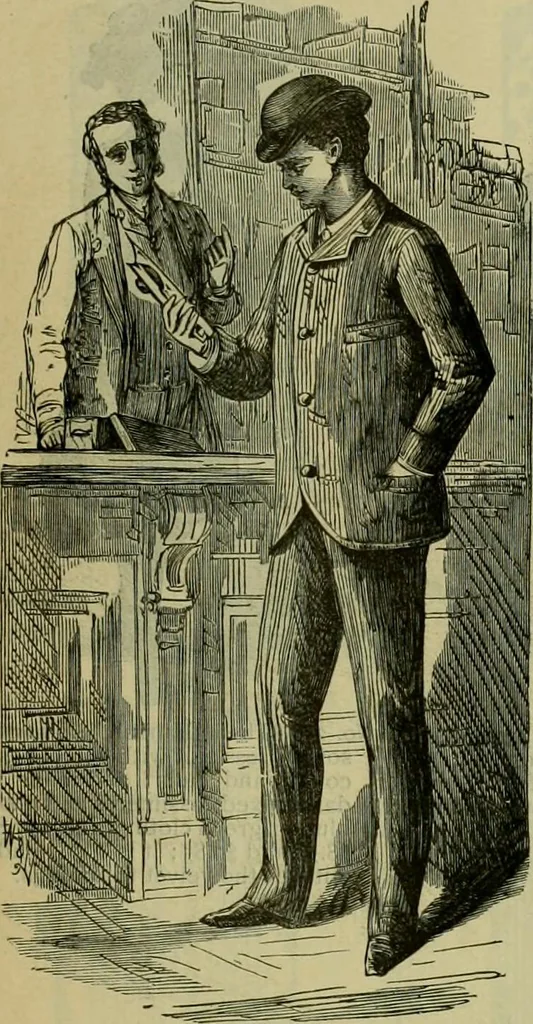 An illustration from Strawbridge & Clothier's quarterly, 1882, leaf 308