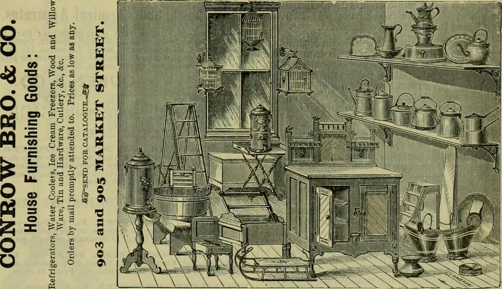 An illustration from Strawbridge & Clothier's quarterly, 1882, leaf 312