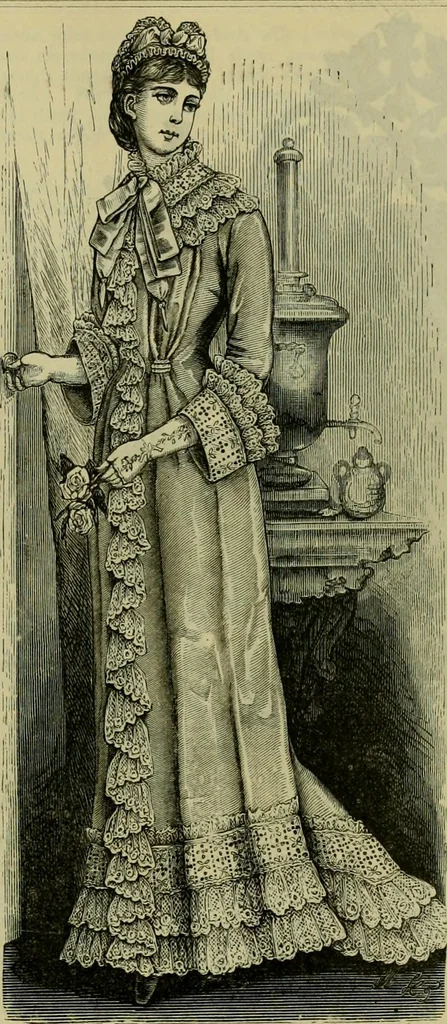 An illustration from Strawbridge & Clothier's quarterly, 1882, leaf 350