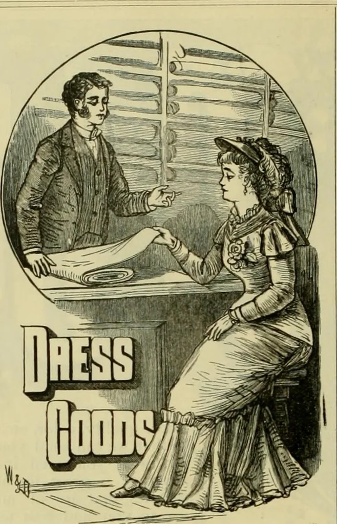 An illustration from Strawbridge & Clothier's quarterly, 1882, leaf 357