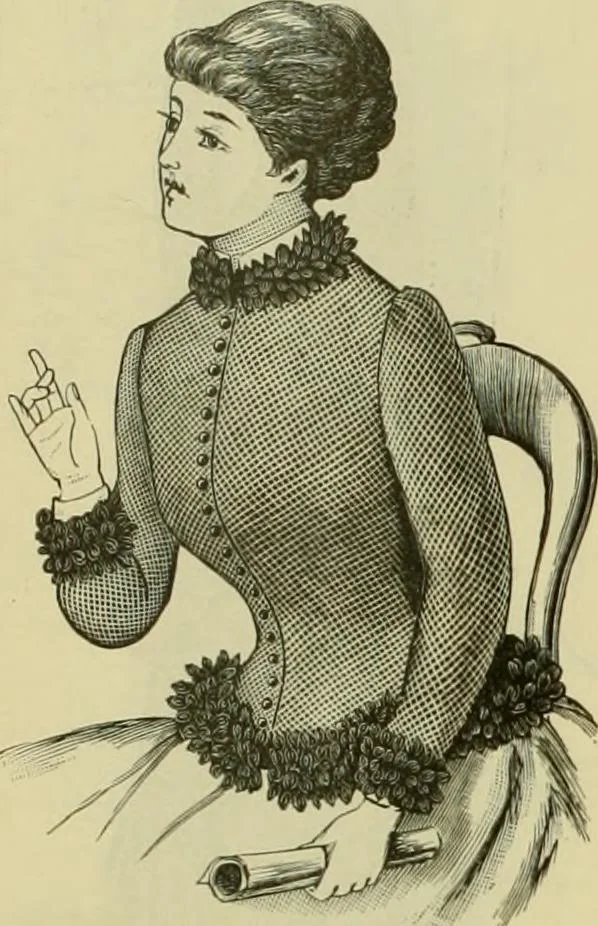 An illustration from Strawbridge & Clothier's quarterly, 1882, leaf 377