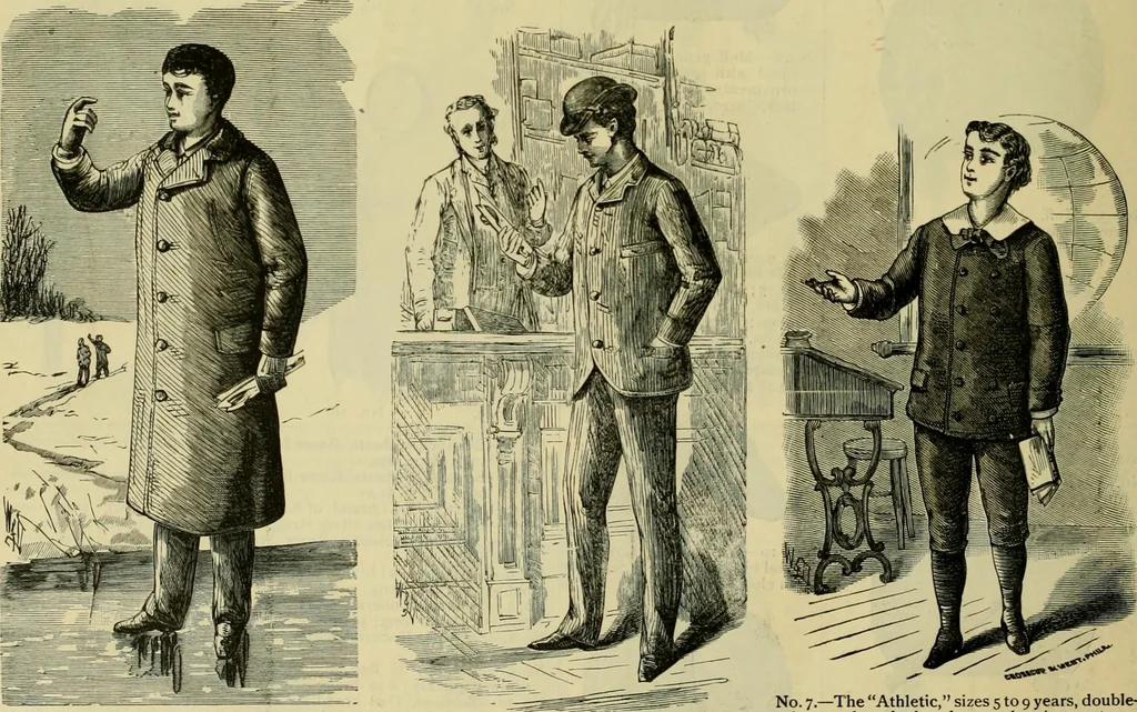 An illustration from Strawbridge & Clothier's quarterly, 1882, leaf 399