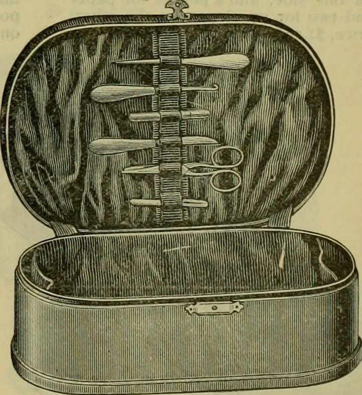 An illustration from Strawbridge & Clothier's quarterly, 1882, leaf 420